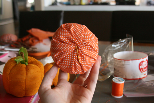 Fabric Pumpkin Tutorial